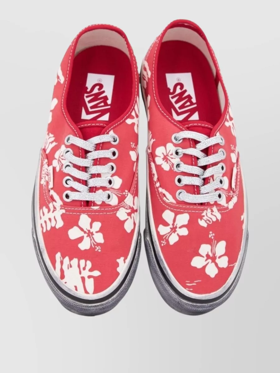 Vans Floral-Print Canvas Low-Top Sneakers