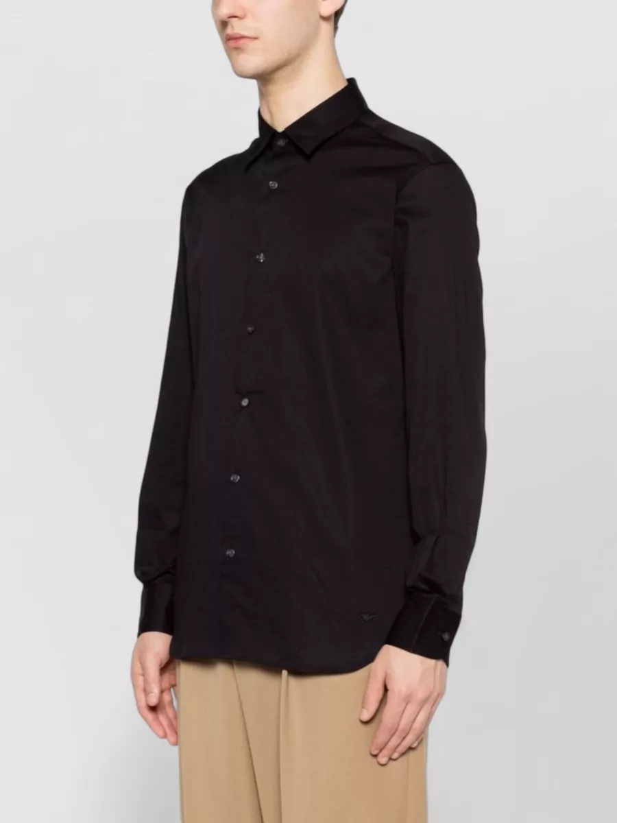 Emporio Armani Cotton Long-Sleeve Shirt