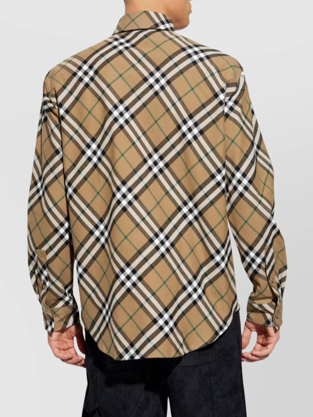 Burberry Wool Flannel Check Shirt