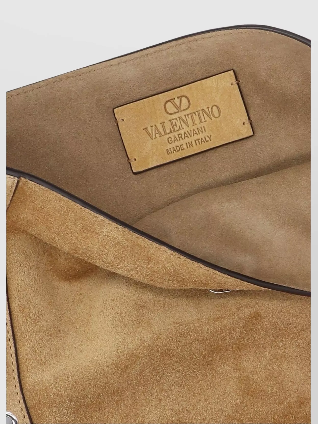 Valentino Nellcote Fringe Studded Suede Crossbody Bag