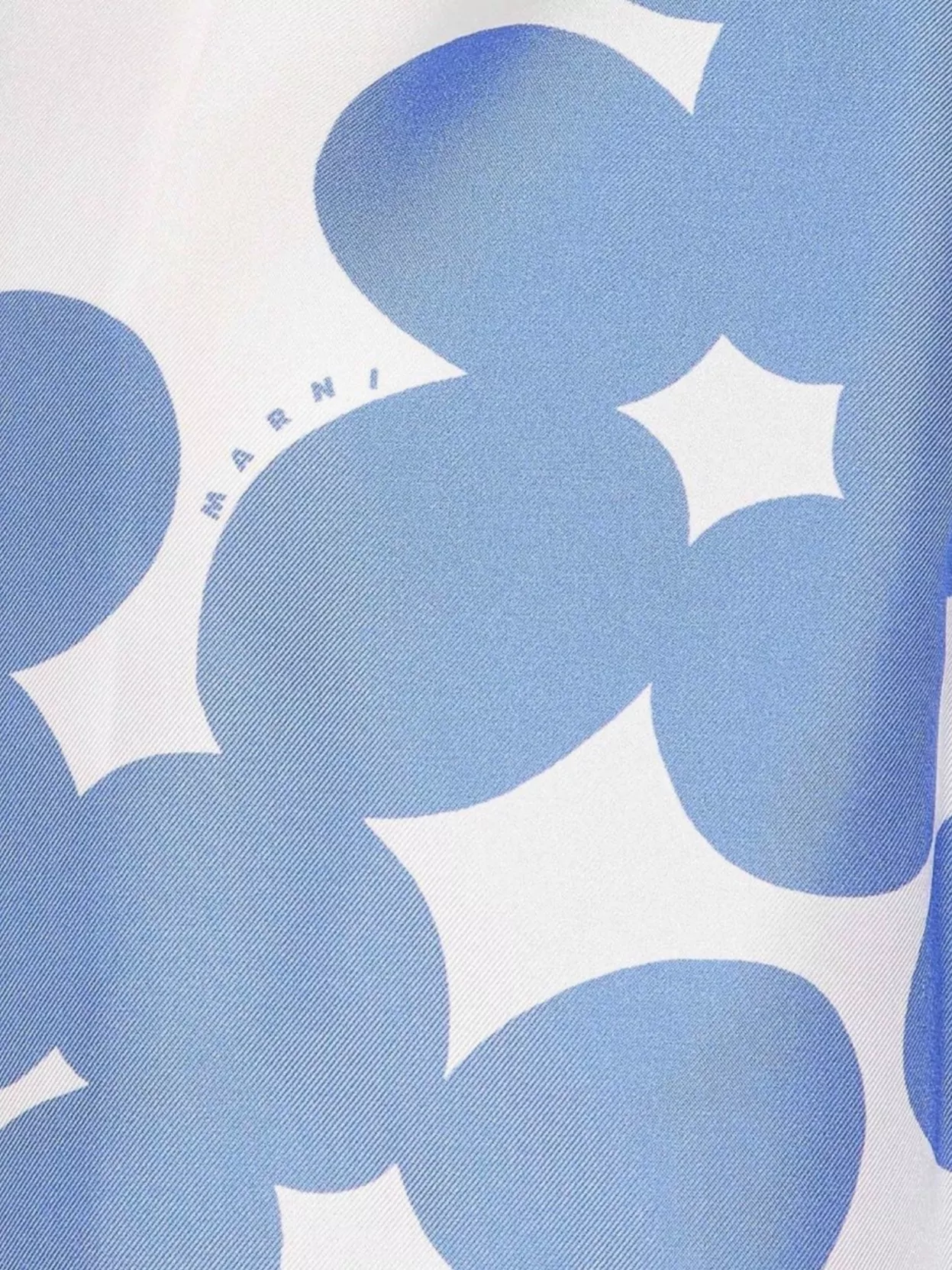 Marni Floral Print Cropped Shirt