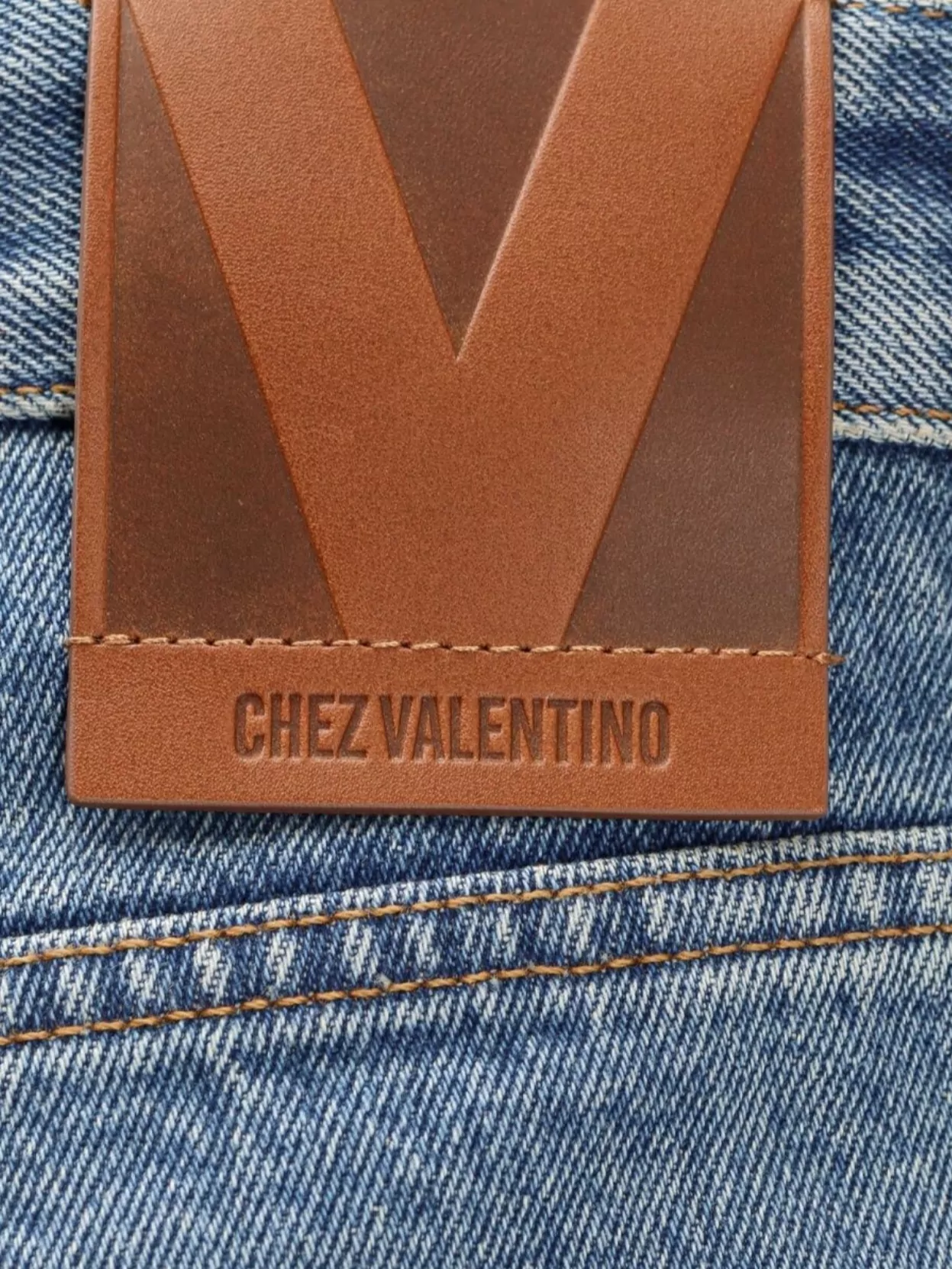 Valentino Jeans Five Pockets Contrast Stitching