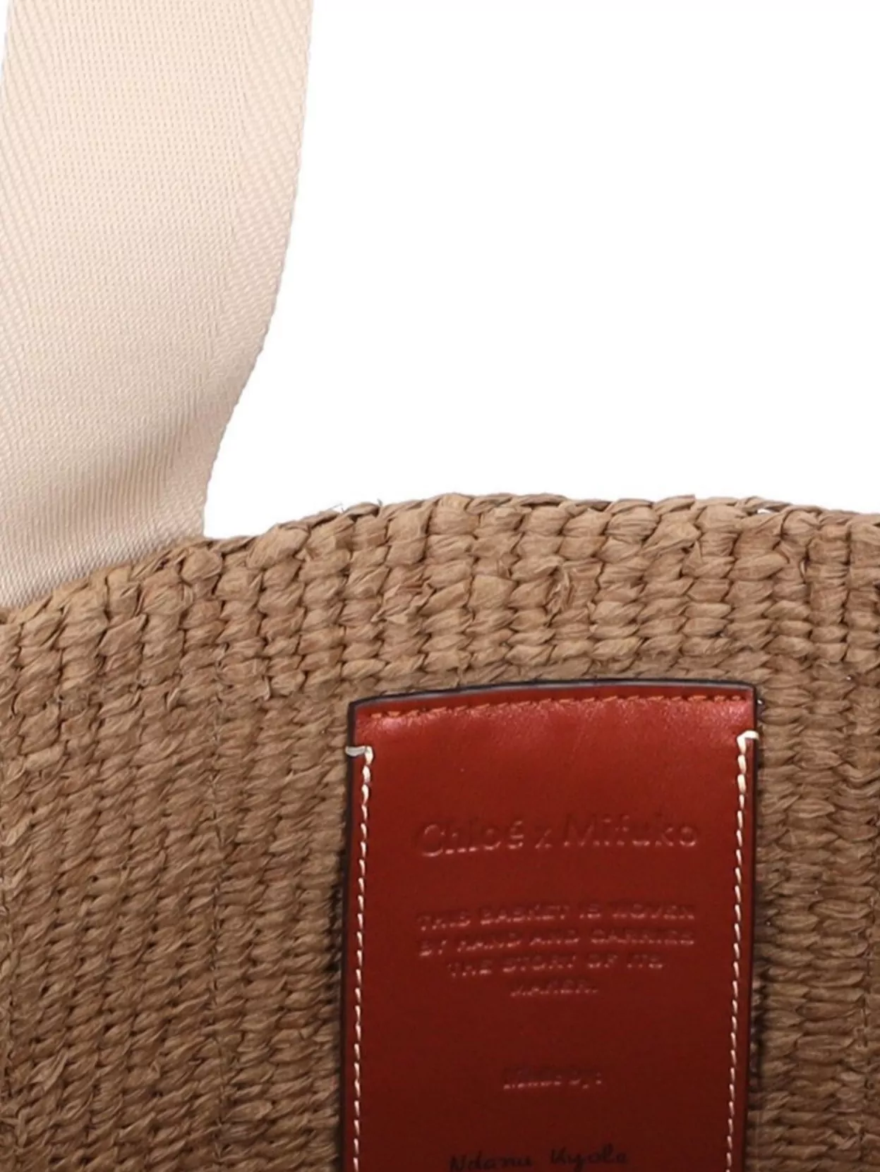 Chloé Woven Texture Rectangular Shape Dual Handles Tote In Pink