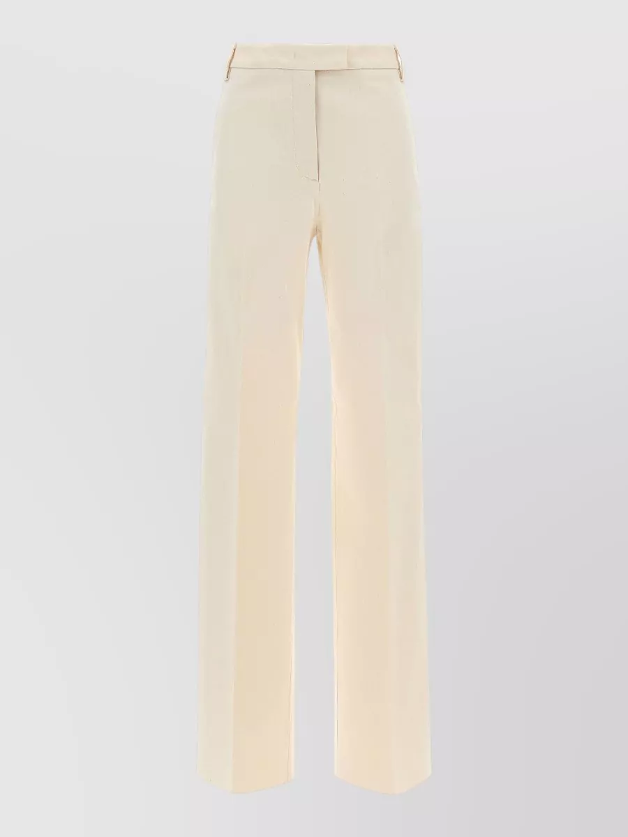 Thelatest wide-leg pleated trousers