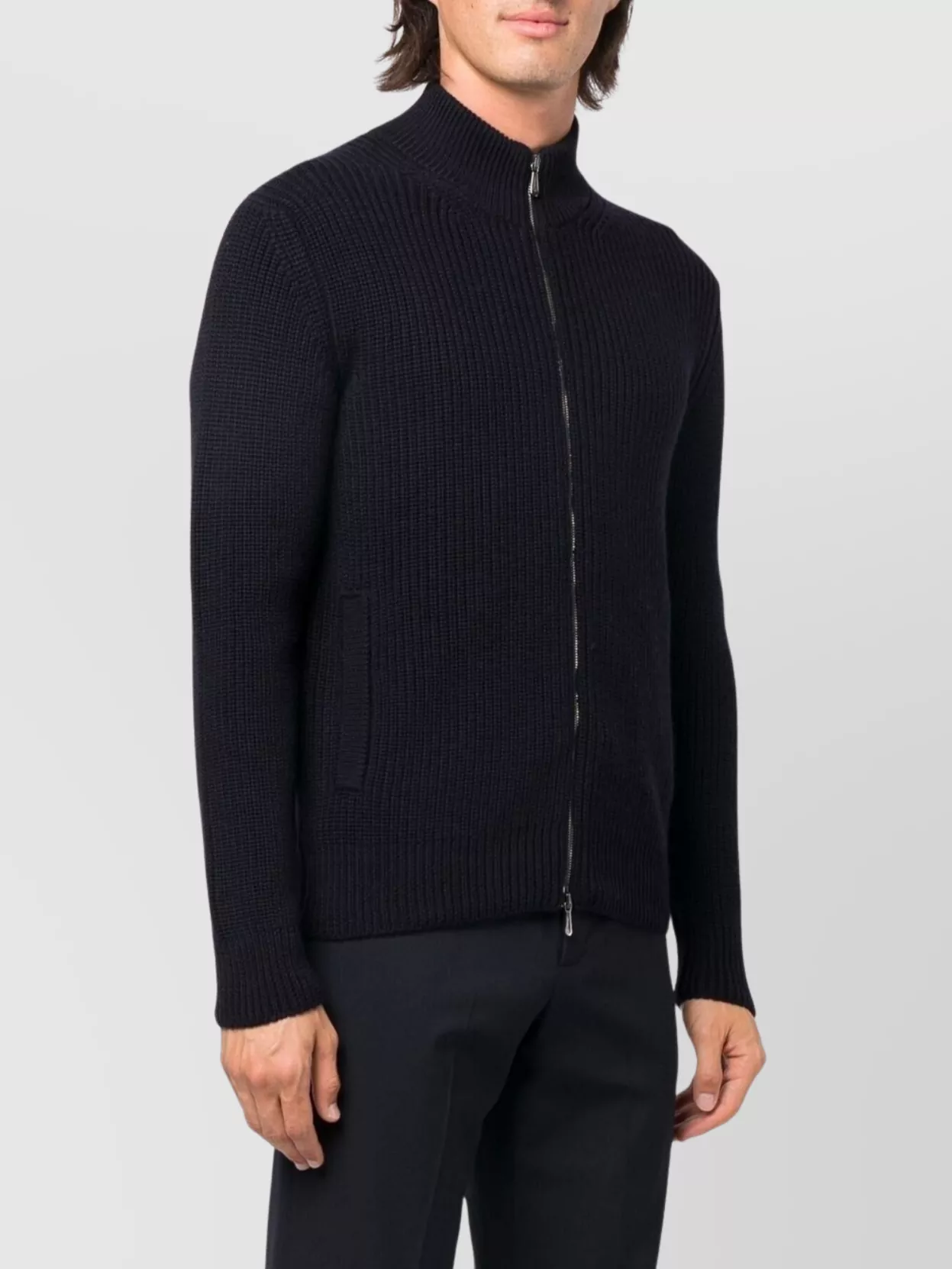 Drumohr High Neck Pullover Zipper