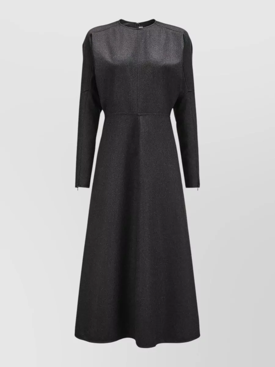 Victoria Beckham virgin wool dolman-sleeve midi dress