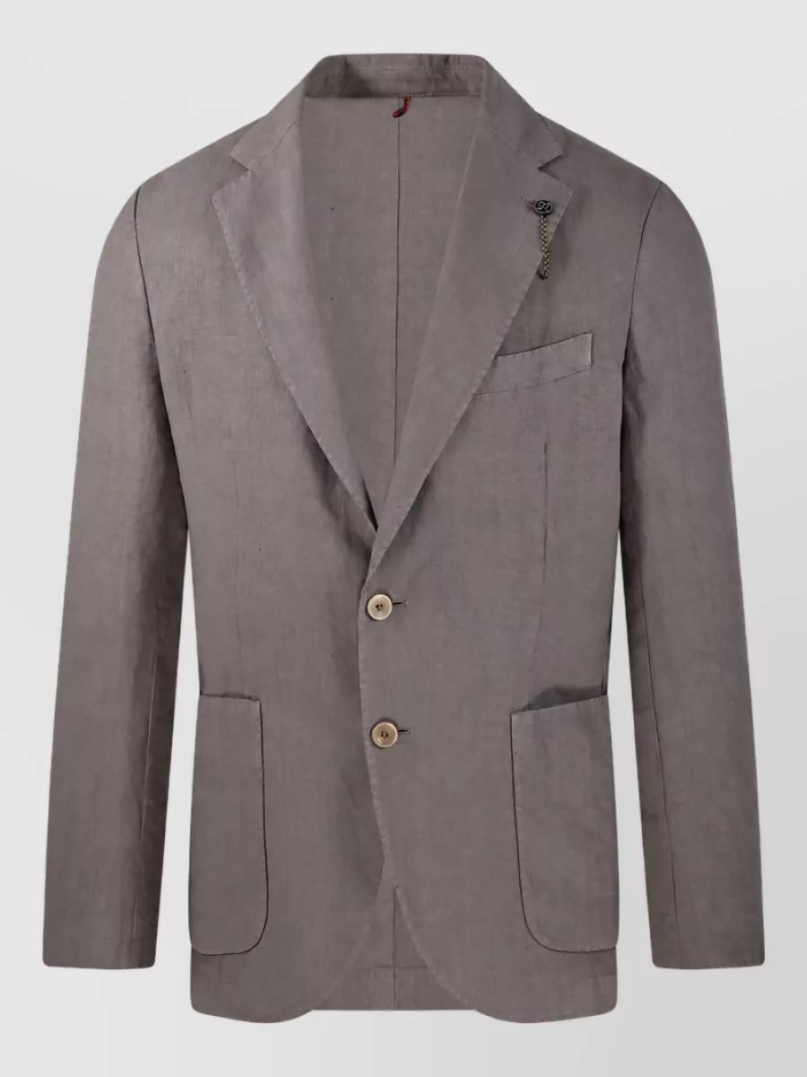 Santaniello linen suit jacket