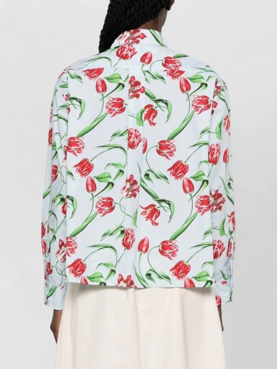Kenzo Floral Print Long Sleeve Shirt