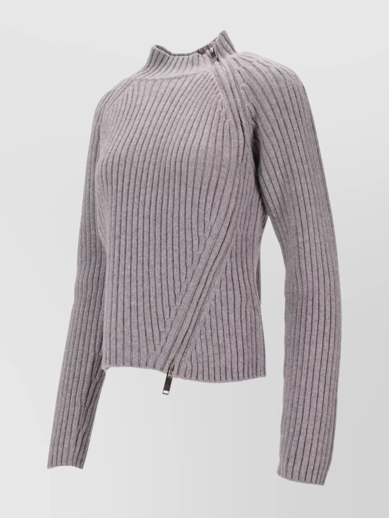 Niccolò Pasqualetti Knitwear Top With Mock Neck And Long Sleeves