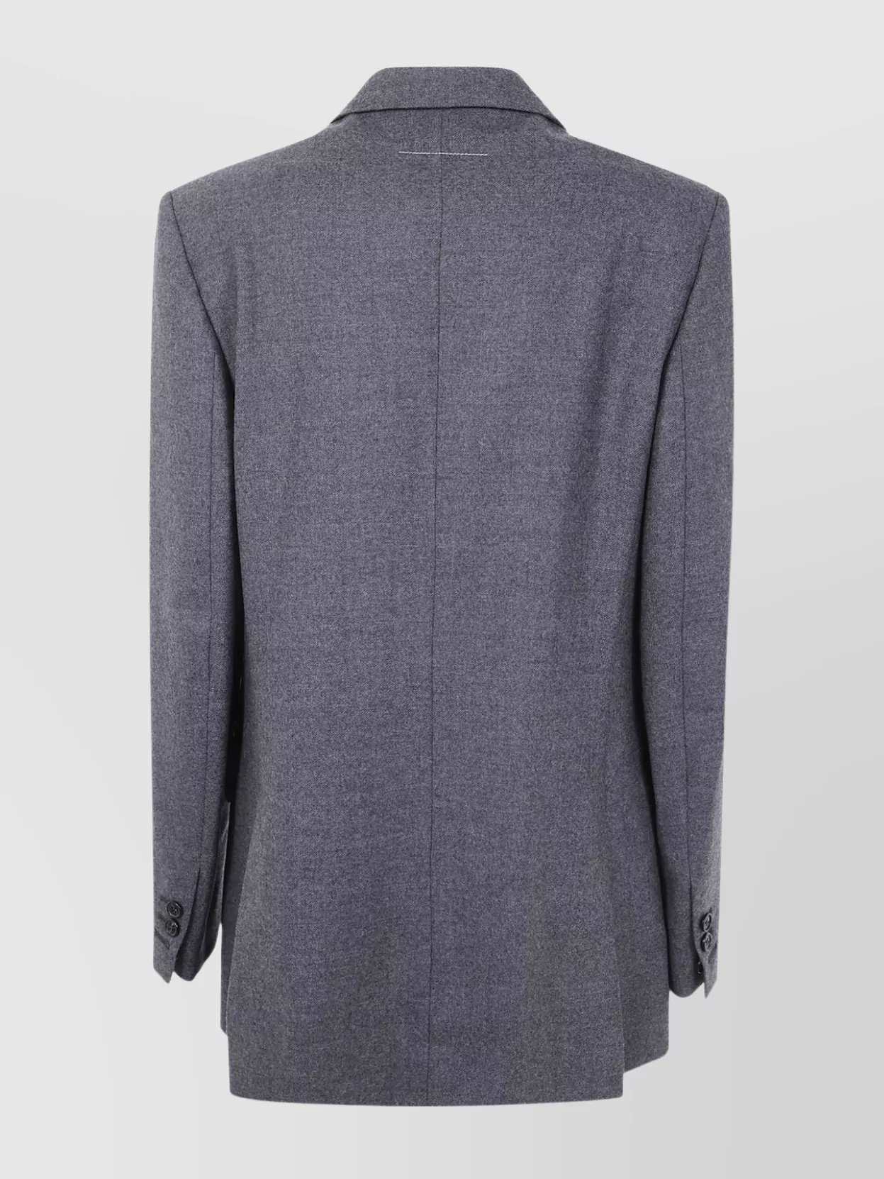 Mm6 Maison Margiela Vent Back Front Pockets Lapels Notched In Gray