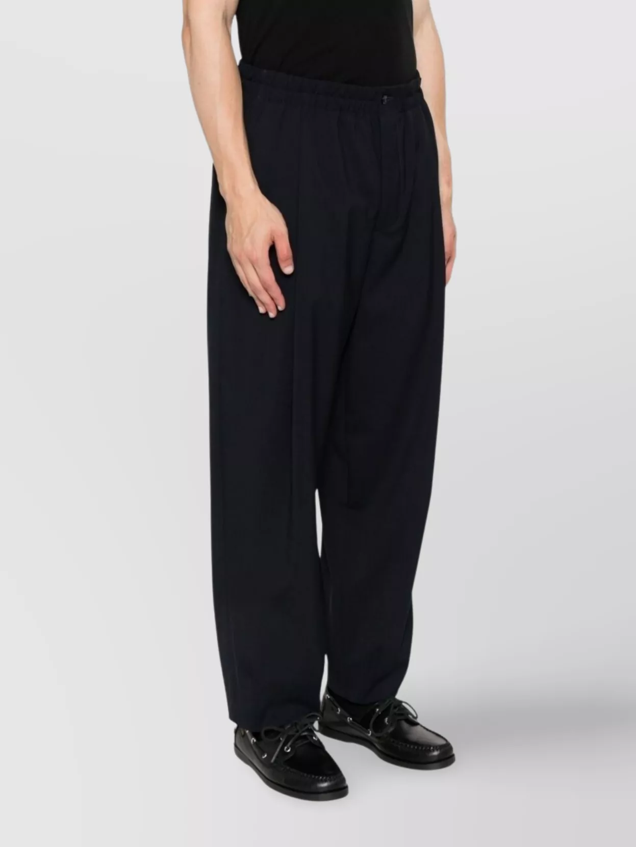 Giorgio Armani Straight Trousers With Pleats And Pockets