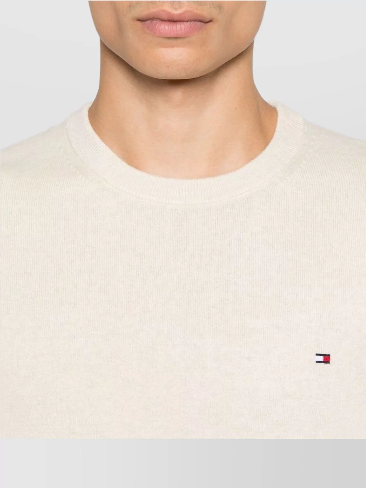 Tommy Hilfiger Organic Cotton Cashmere Crew Neck Sweater