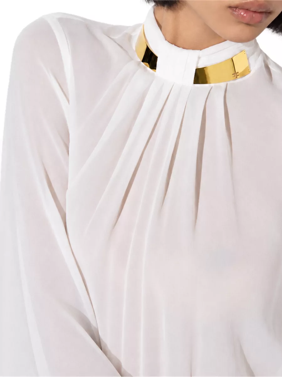 Elisabetta Franchi Viscose Bodysuit Blouse