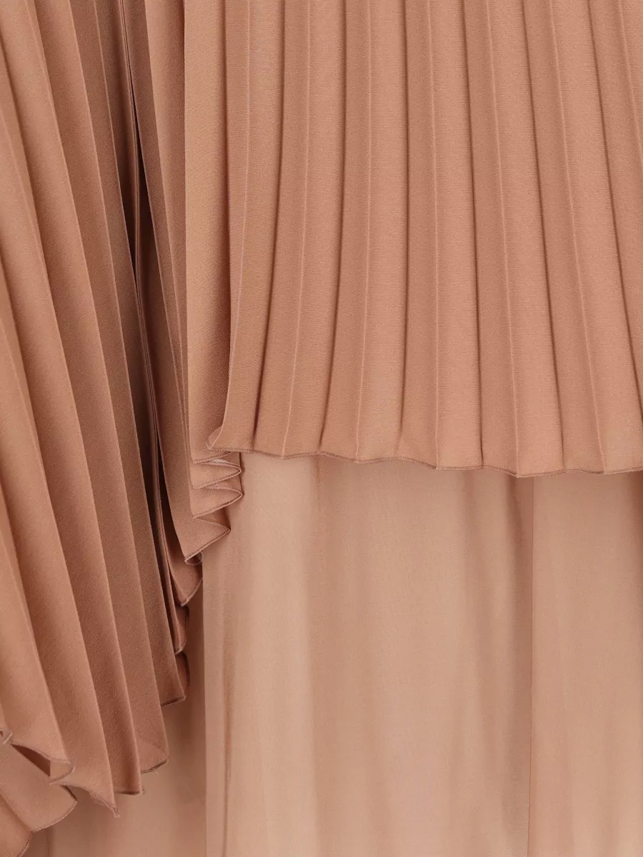 Valentino Garavani Silk Midi Pleated Skirt