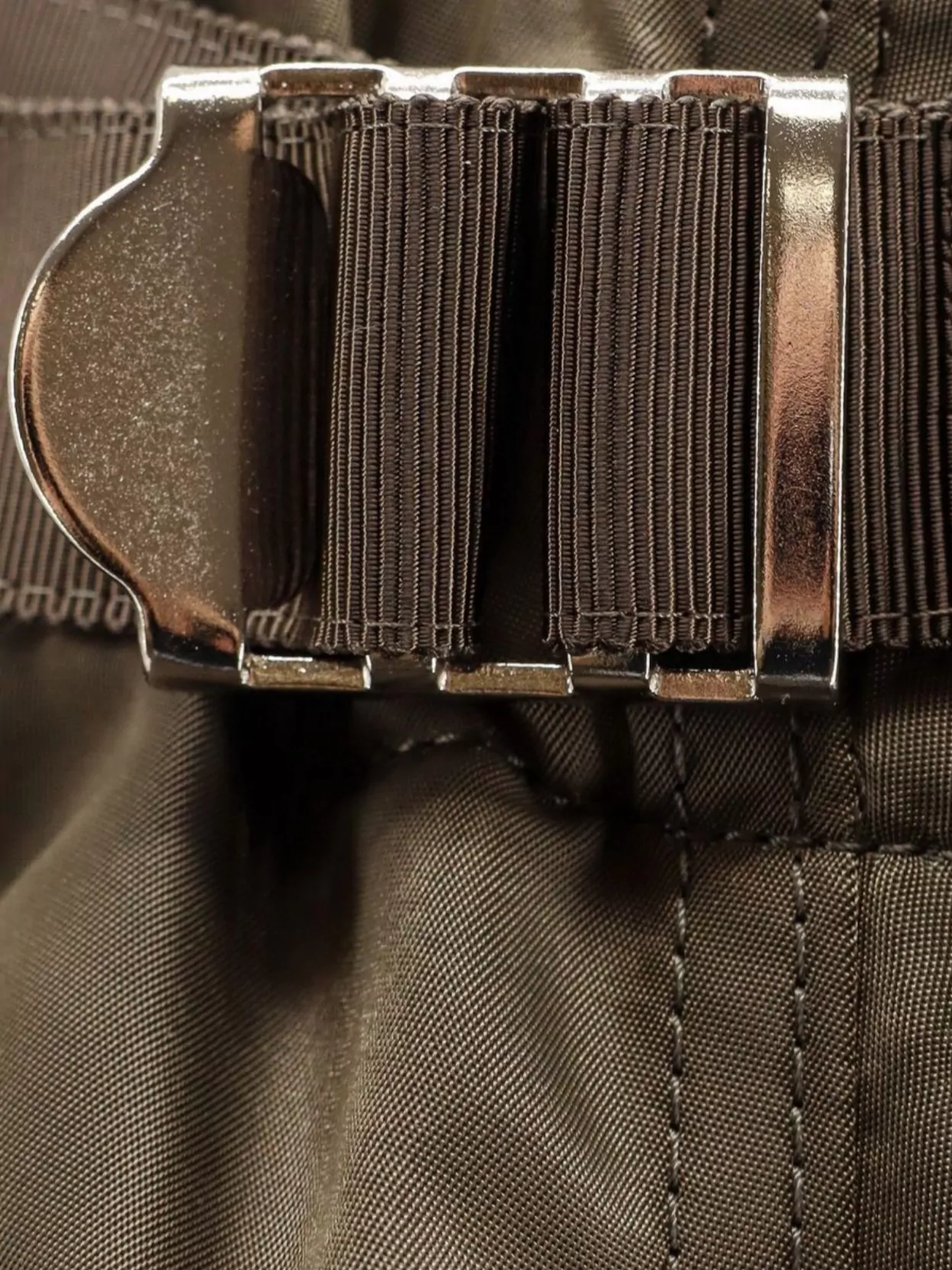 Sacai Wool Shorts Featuring Nylon Accents