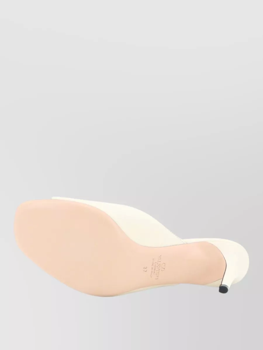 Valentino Garavani Leather High-Heel Mules