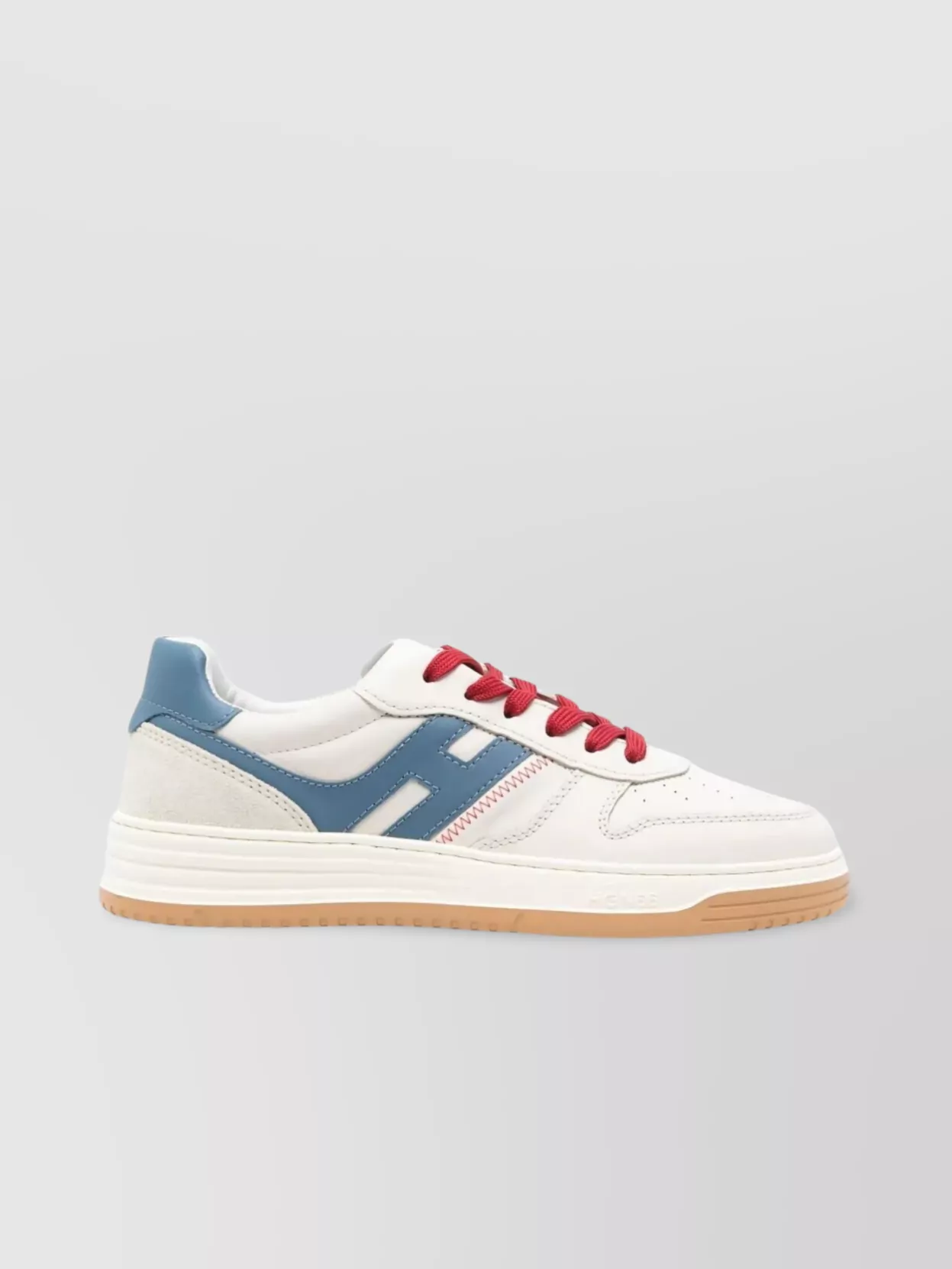 Hogan Panelled Sneakers With Perforated Design