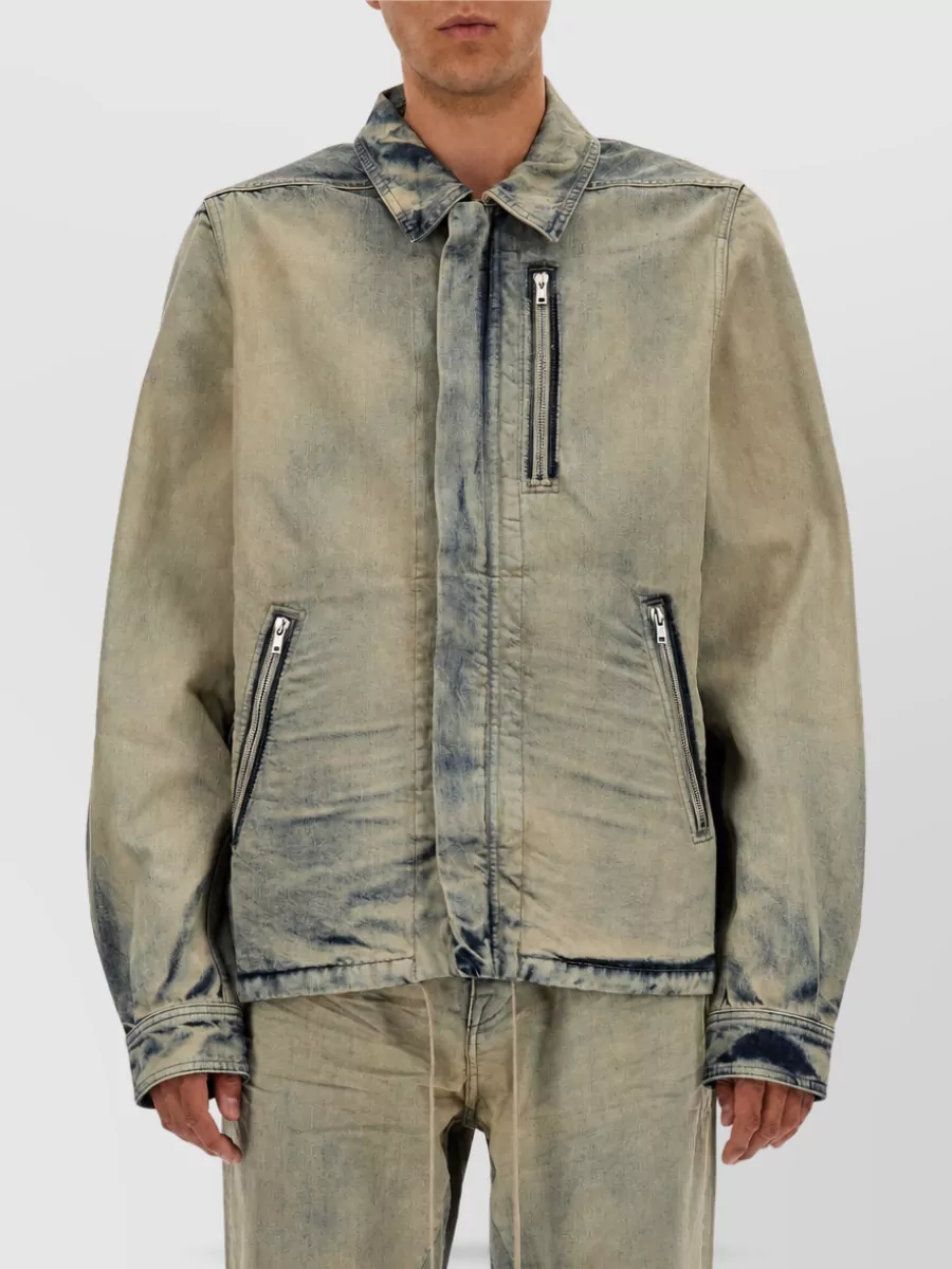 Rick Owens Drkshdw Single-Breasted Coat