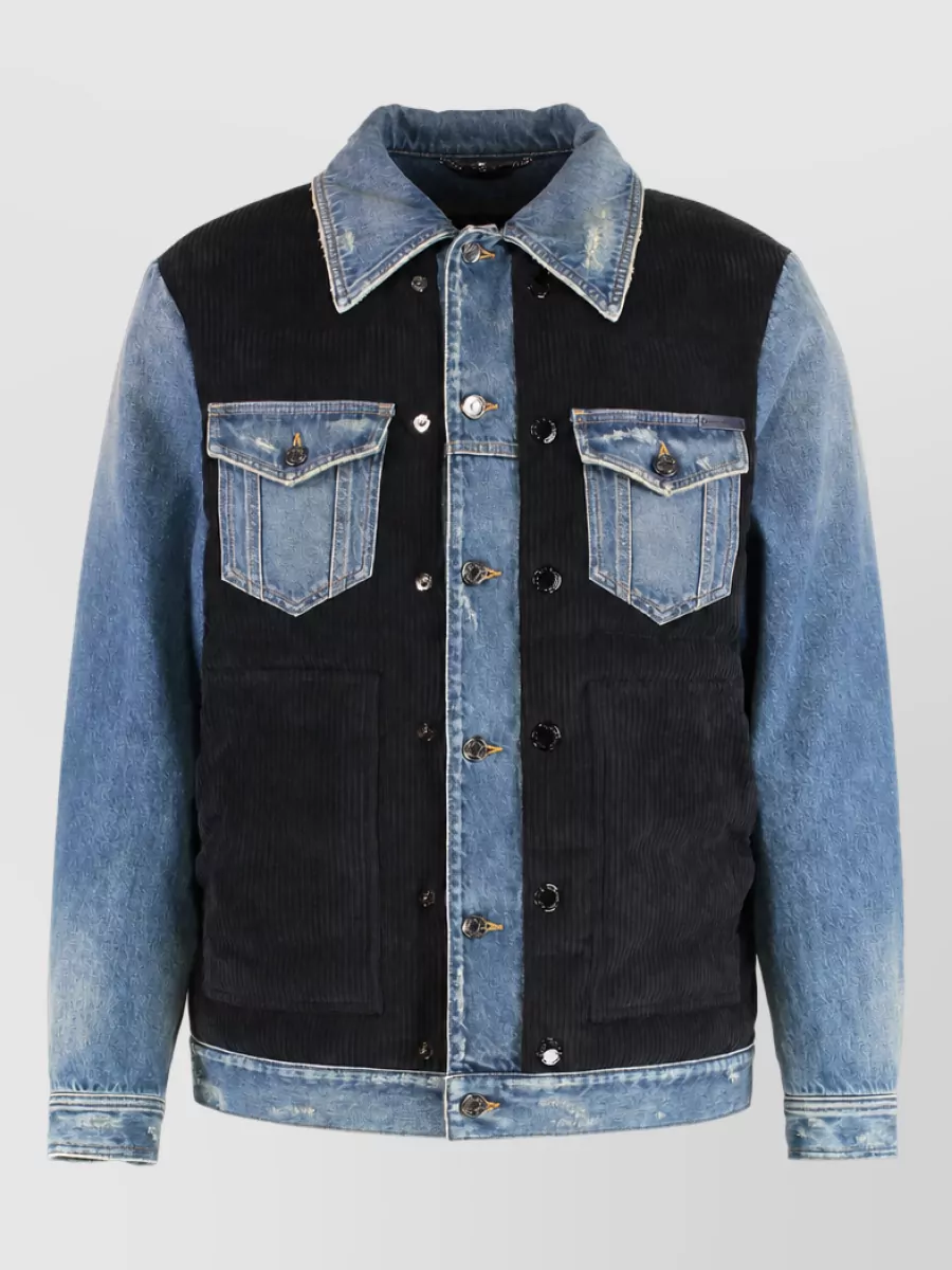 Dolce&Gabbana Denim Padded Jacket