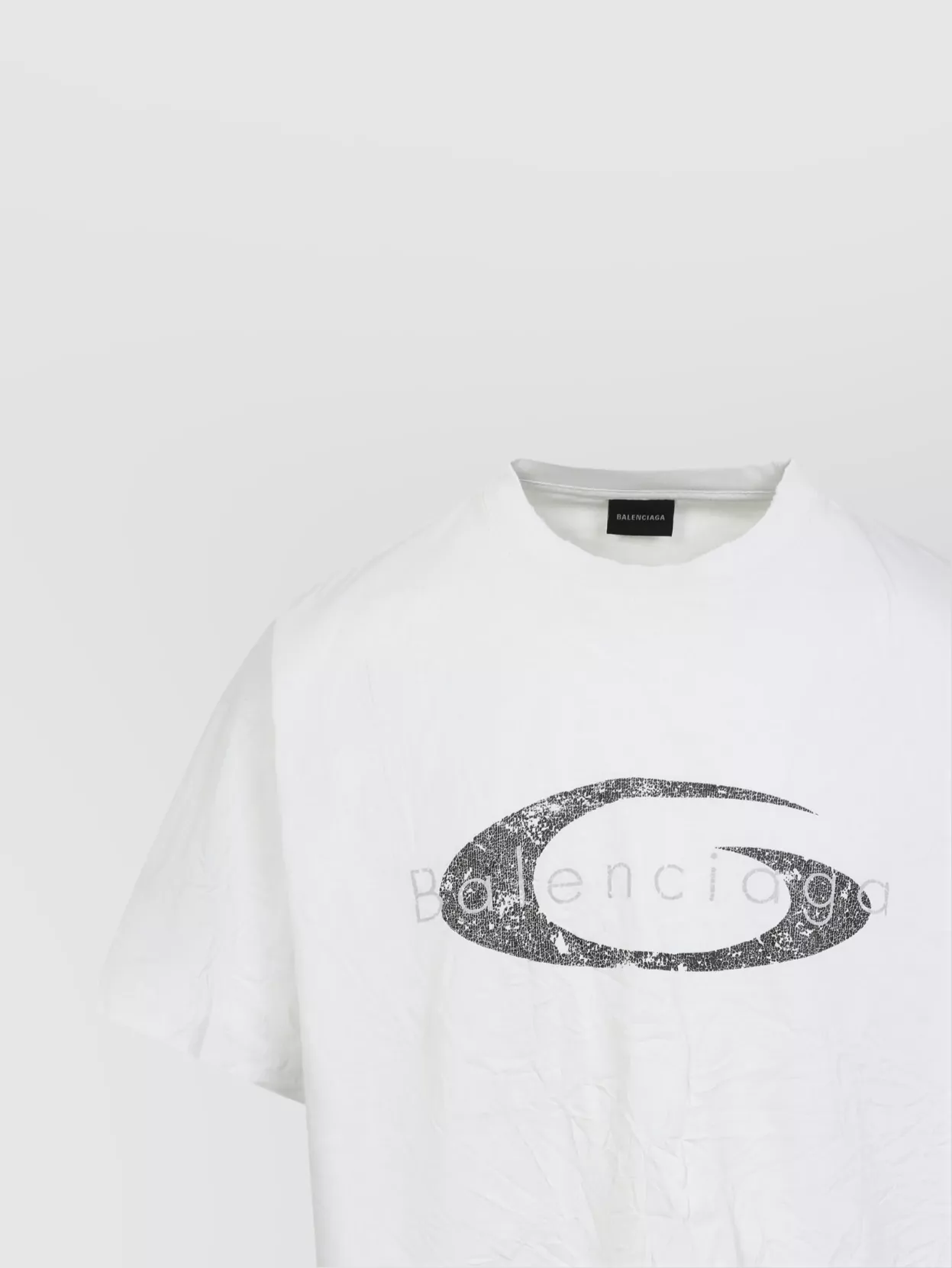 Balenciaga Relaxed Fit Cotton T-Shirt