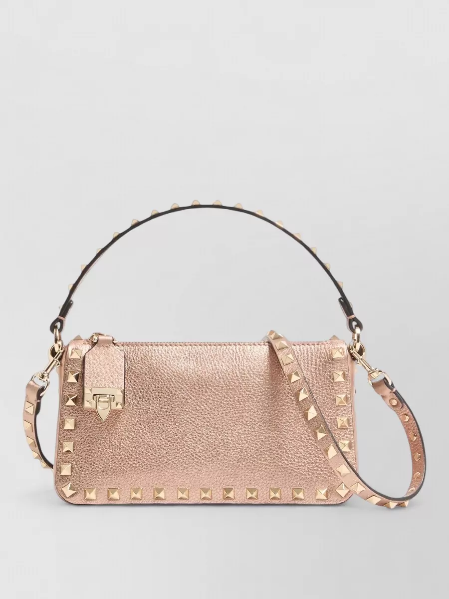 Valentino leather rockstud small shoulder bag