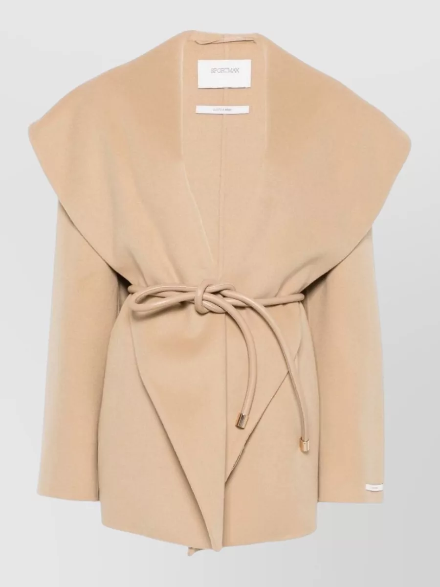 Sportmax Virgin Wool Single Breasted Coat