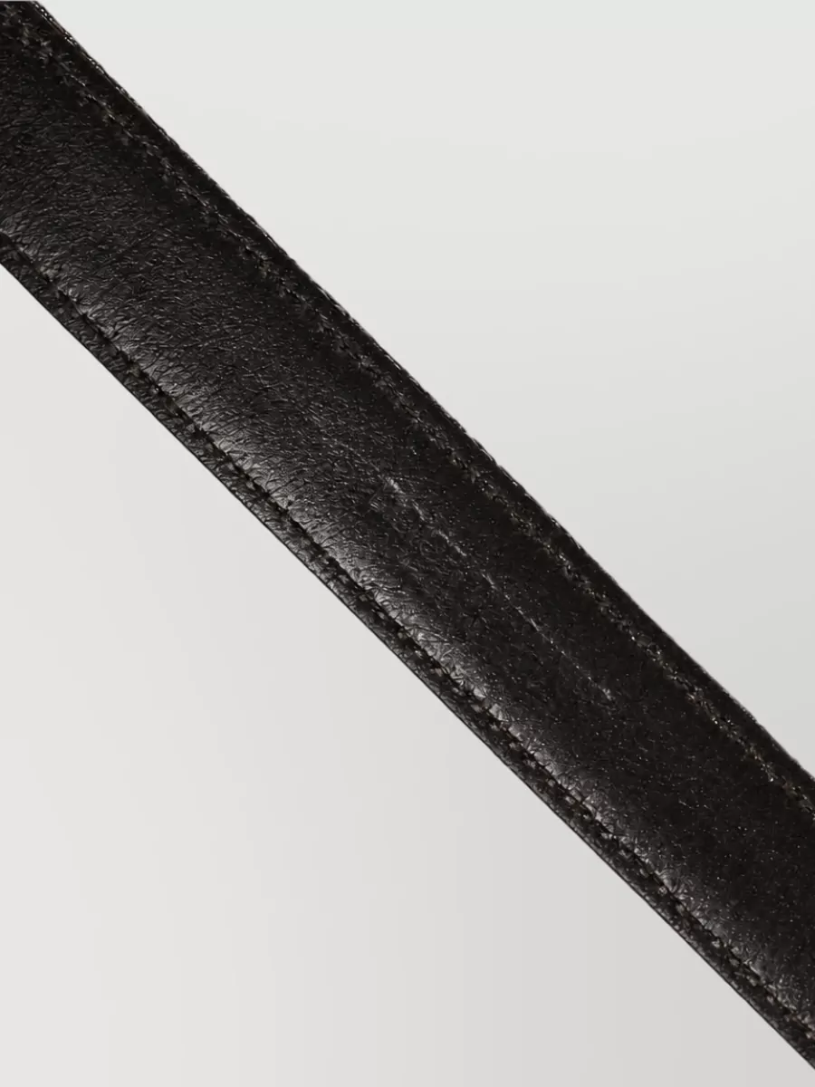 Dolce&Gabbana Leather Floral-Jacquard Belt