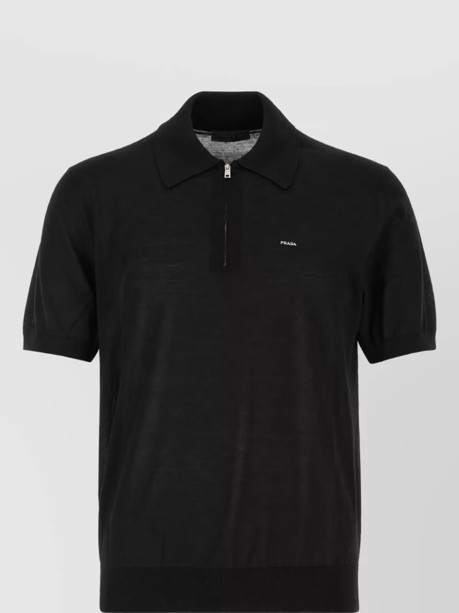 Prada wool polo shirt