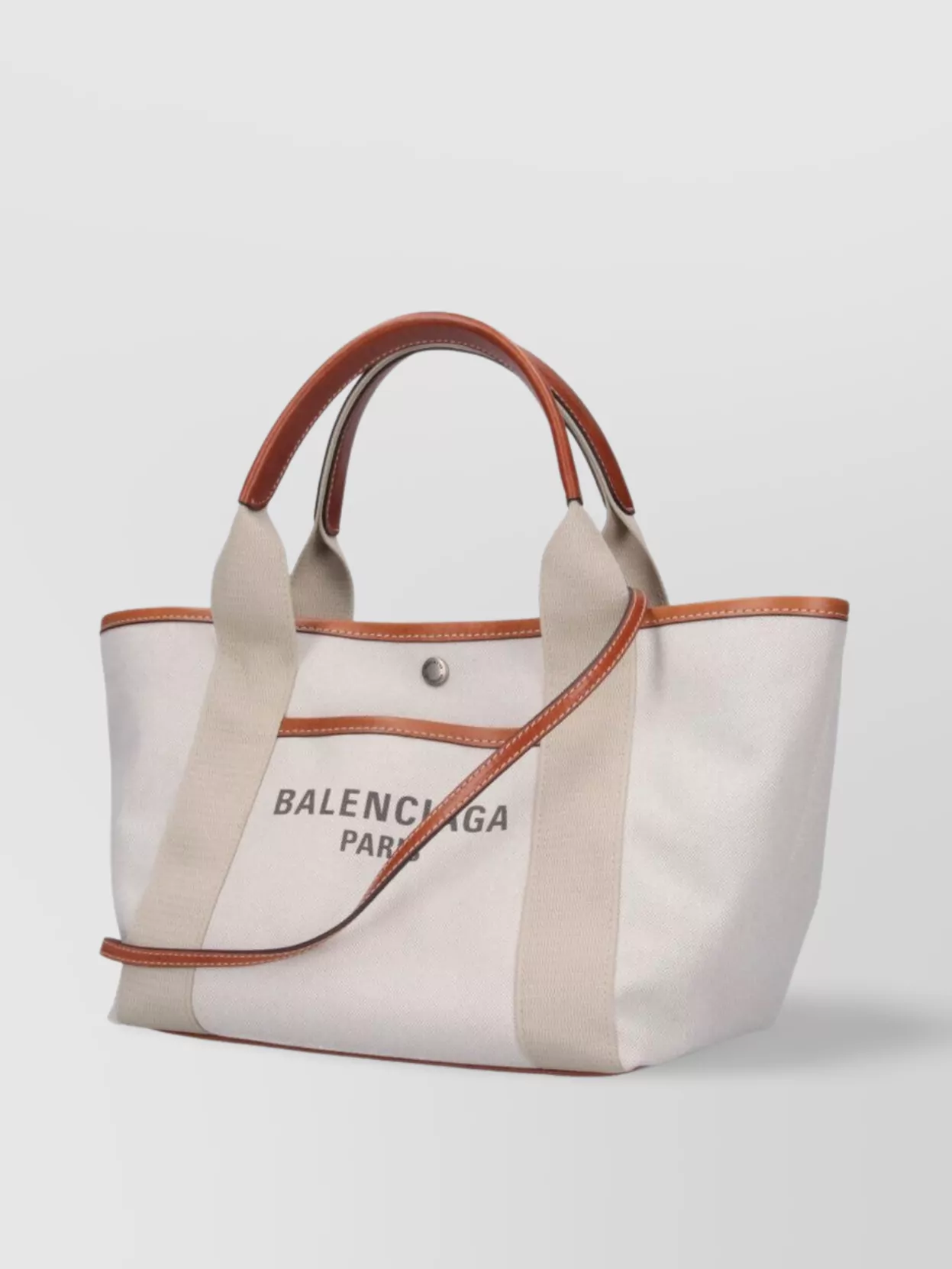 Balenciaga Contrast Trim Shopper Tote Bag