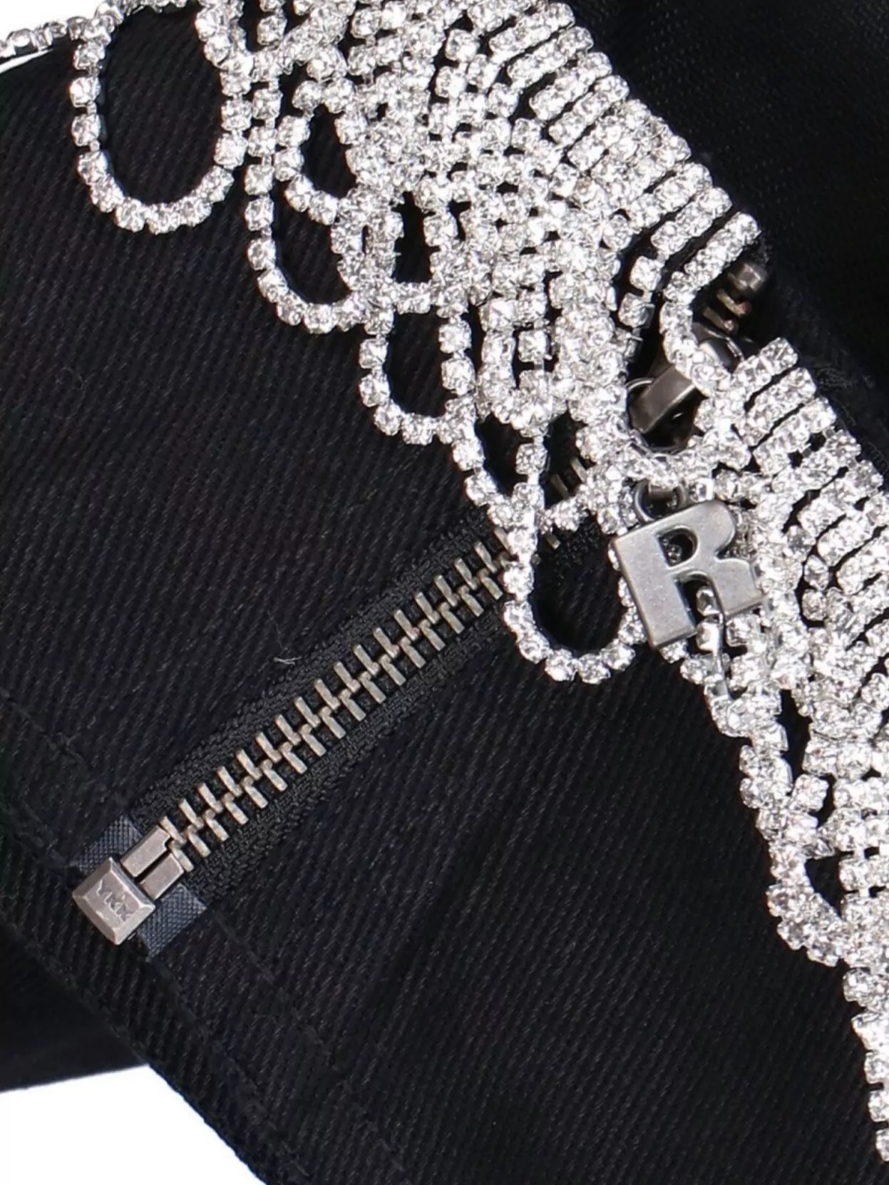 Rotate Birger Christensen Sleeves Adorned Rhinestone Trim