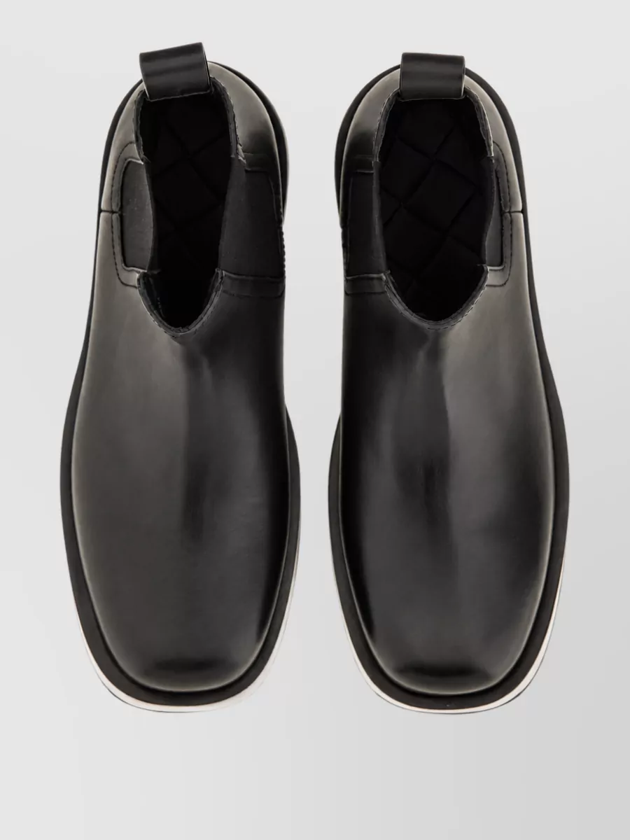 Bottega Veneta Leather Chelsea Boots