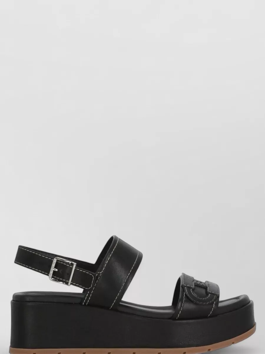 Hogan leather ankle-strap sandals