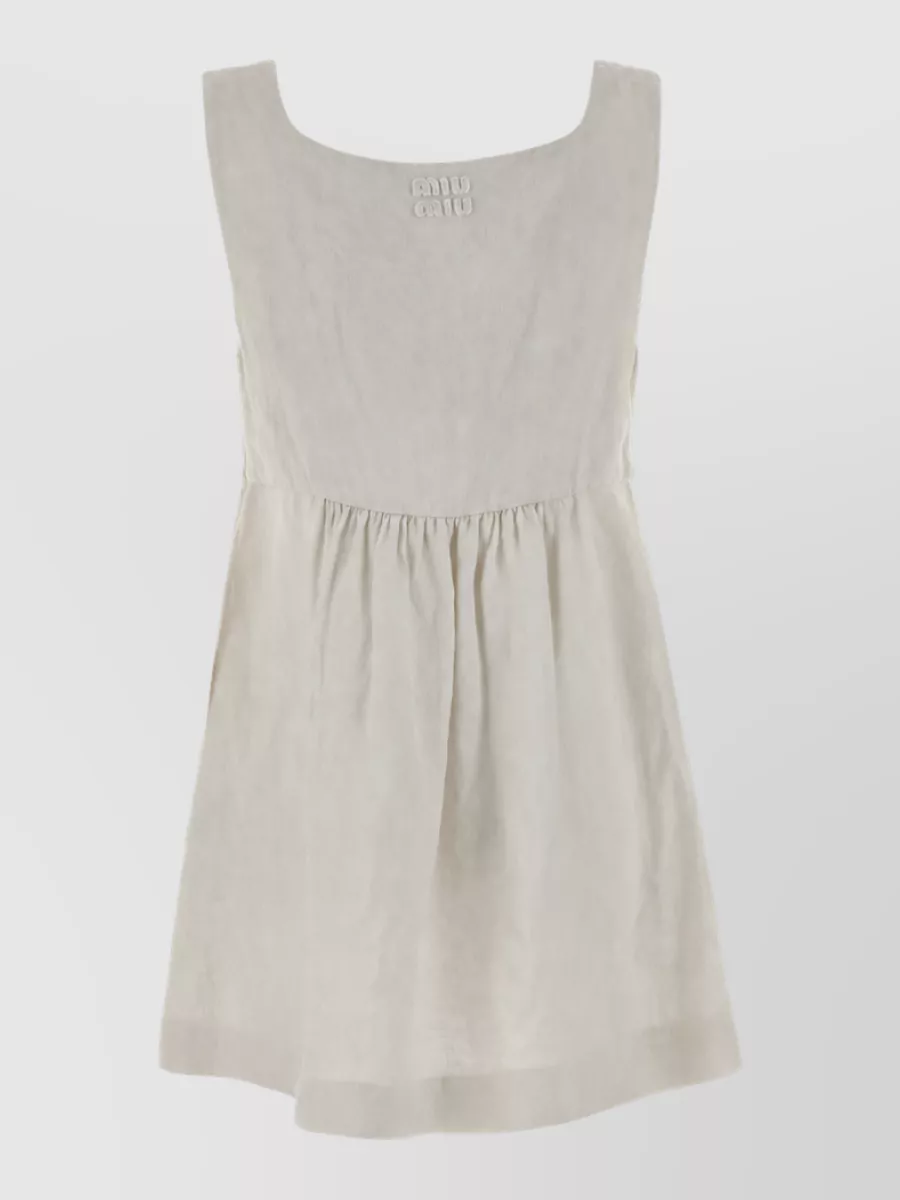Miu Miu Linen mini dress