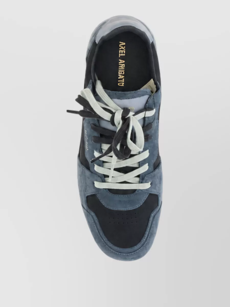 Axel Arigato Nubuck Leather Low-Top Sneakers
