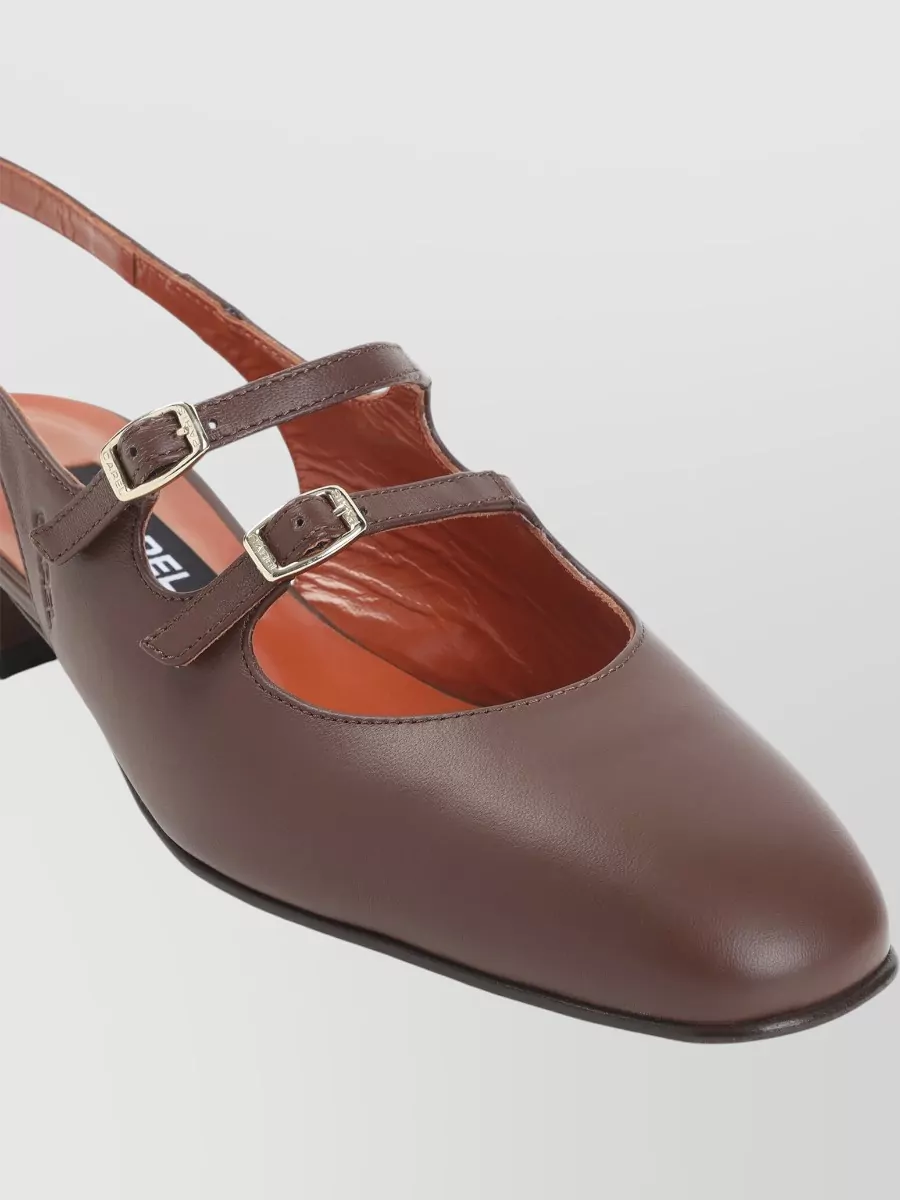 Carel Paris Leather Slingback Pumps