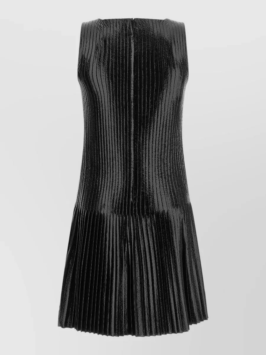 Courrèges pleated mini dress