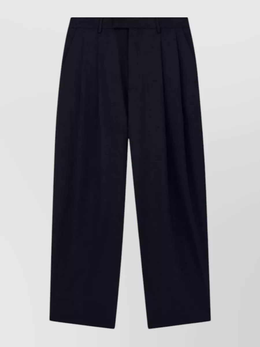 Giorgio Armani virgin wool oversized pleated tailored shorts