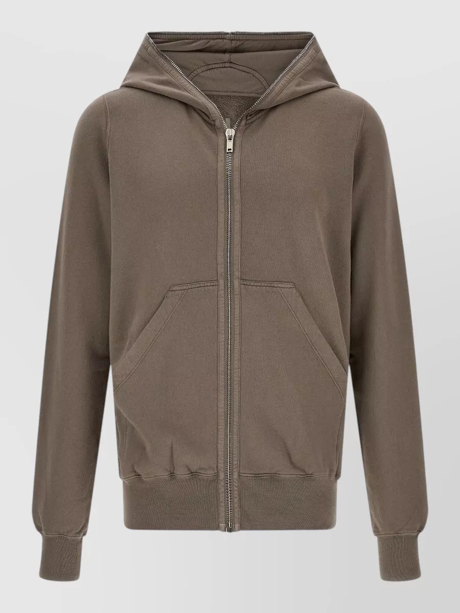 Rick Owens Drkshdw Cotton hooded zip jacket