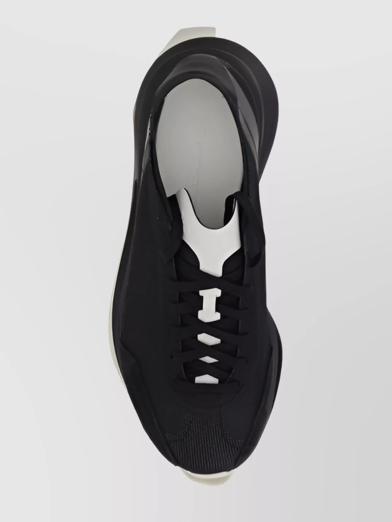 Y-3 MESH ROUND TOE SNEAKERS WITH TEXTURED SOLE