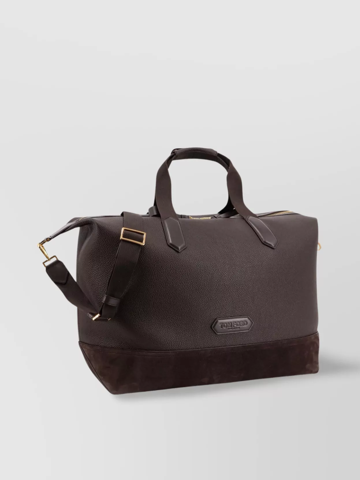 Tom Ford Leather And Suede Travel Bag