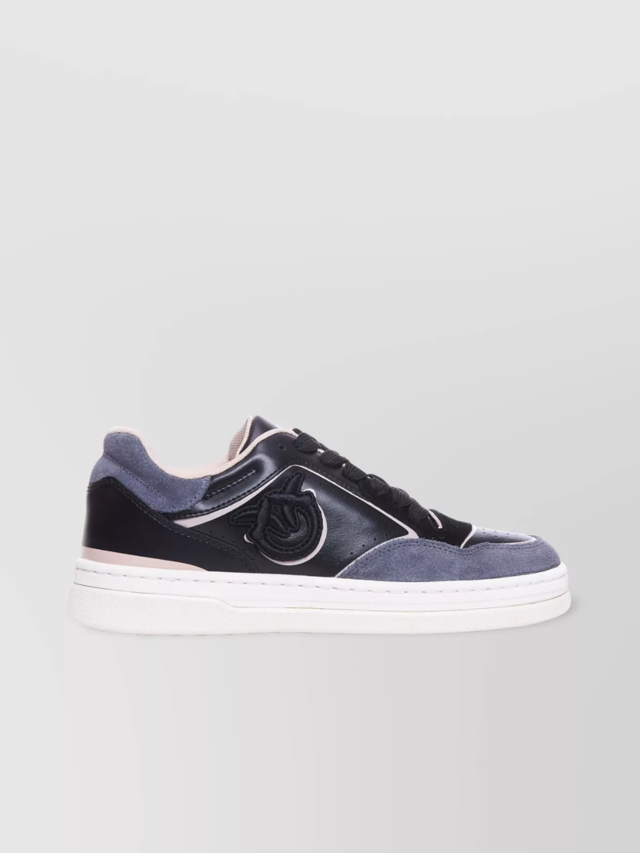 Pinko Low Top Sneakers With Leather And Suede Upper