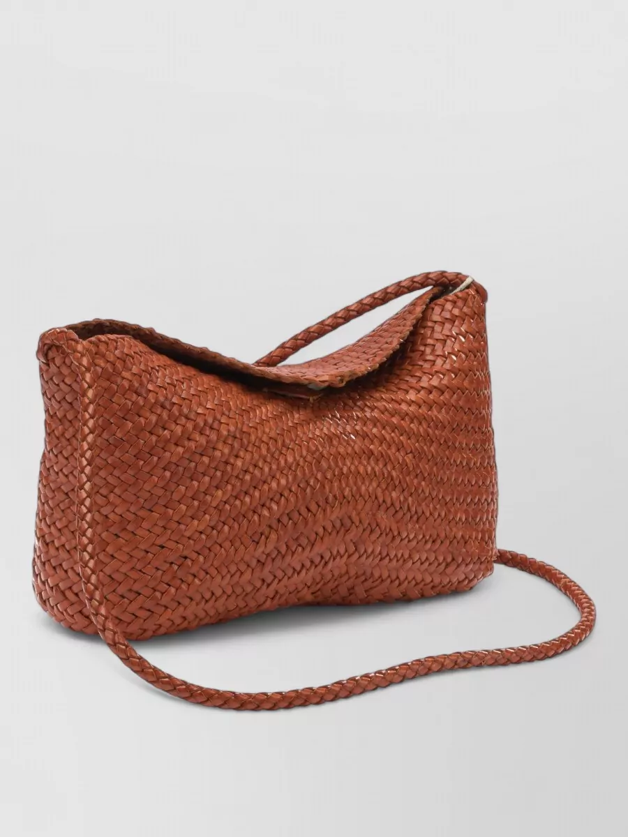 Dragon Diffusion Rectangular Shoulder Bag Woven Texture Strap