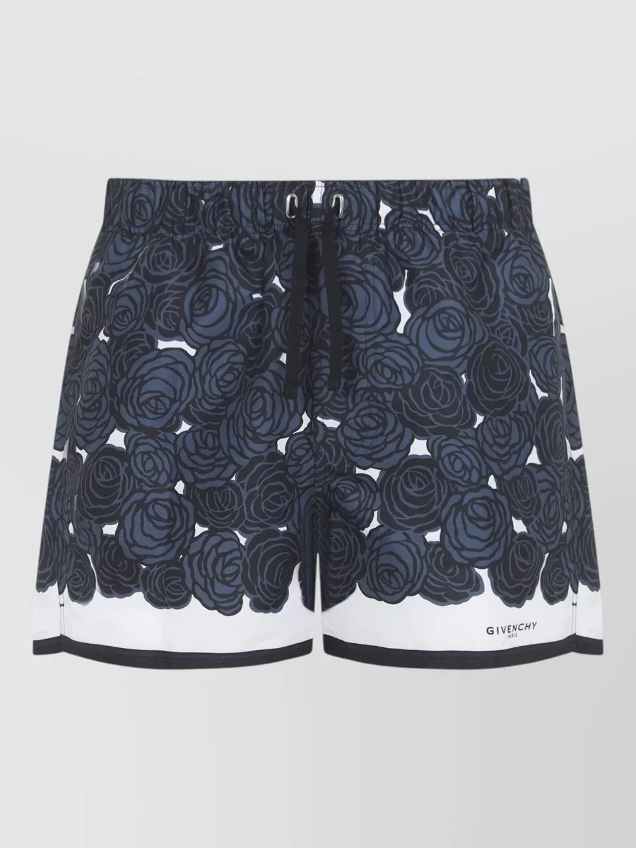 Givenchy Floral-Print Swim Shorts