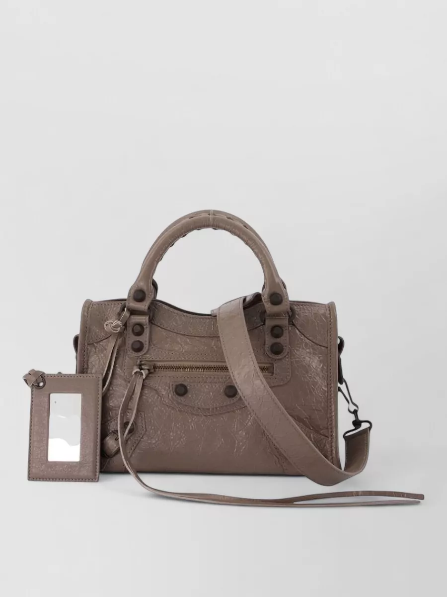 Balenciaga Le City Mini Leather Shoulder Bag