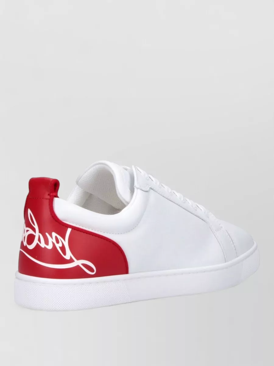 Christian Louboutin Low Top Sneakers Rubber Sole Detail