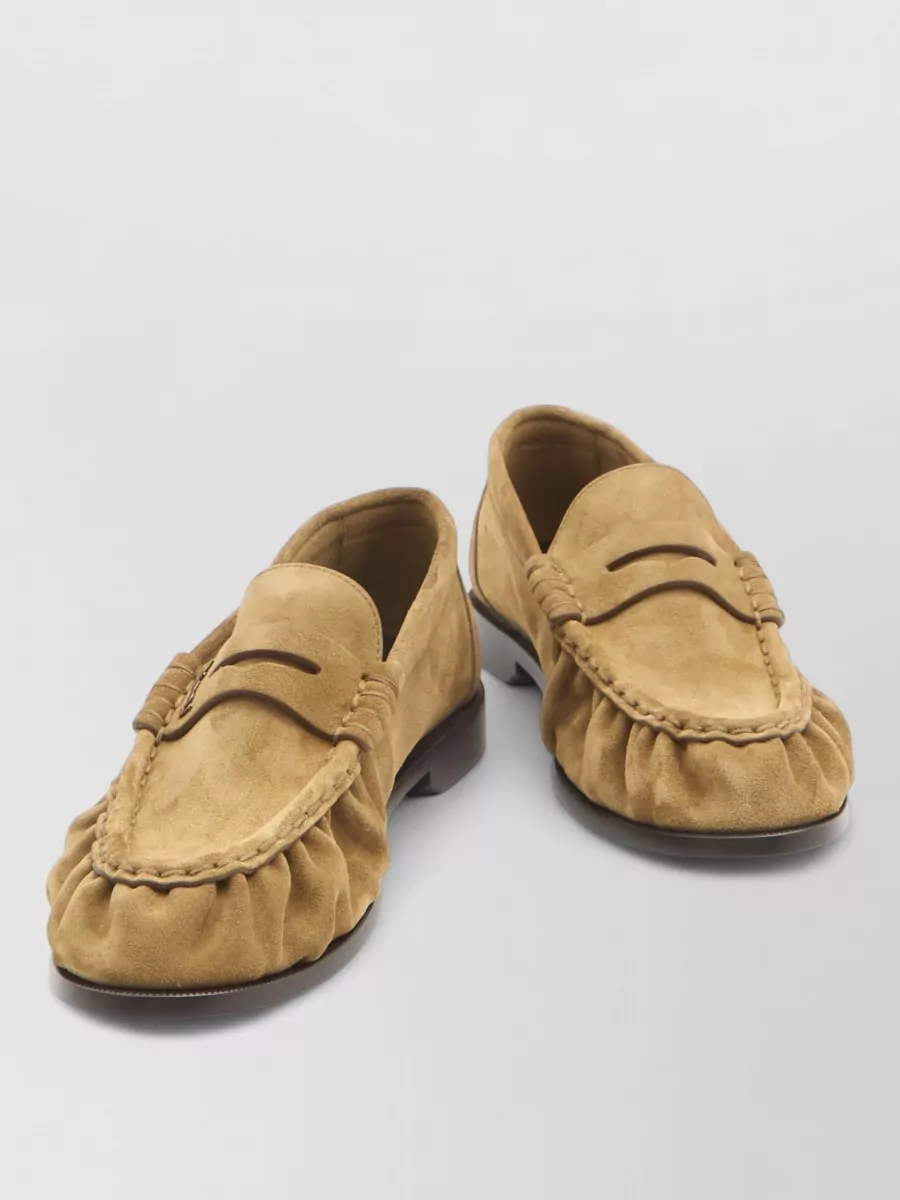 Saint Laurent Suede Loafers