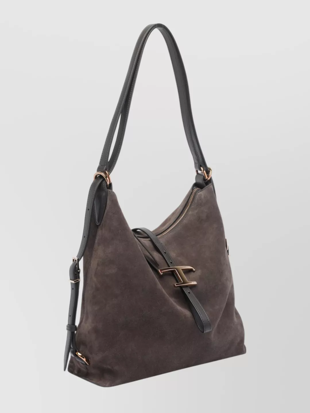 Tod's Suede Shoulder Bag Adjustable Strap