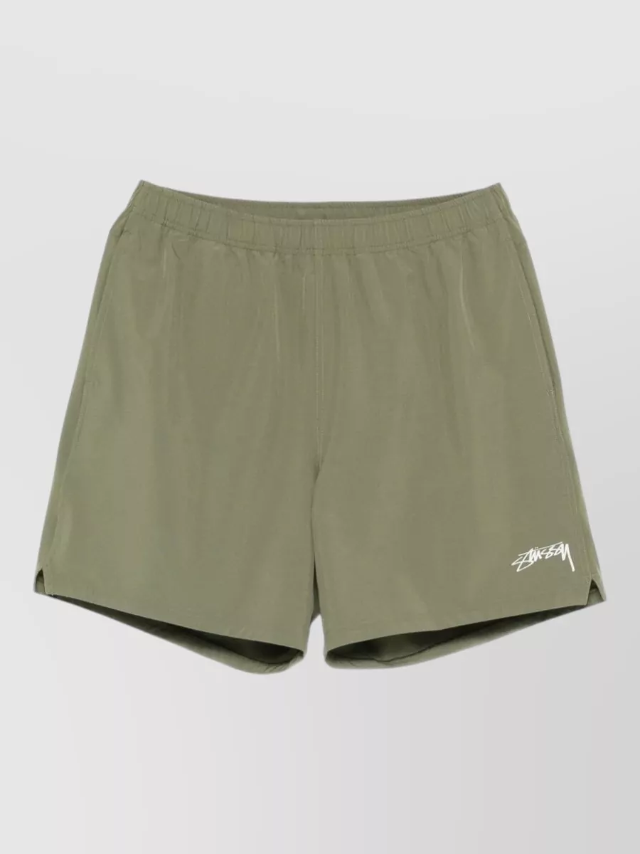 Stüssy Logo Print Swim Shorts