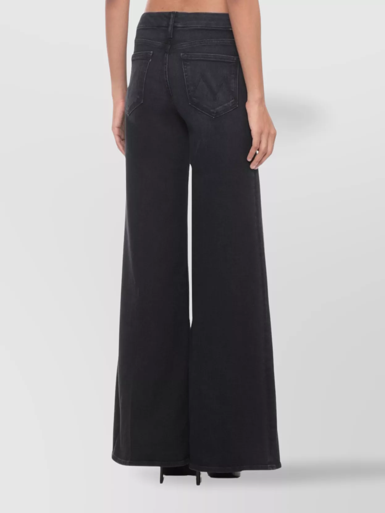 Mother Wide-Leg Trousers Belt Loops