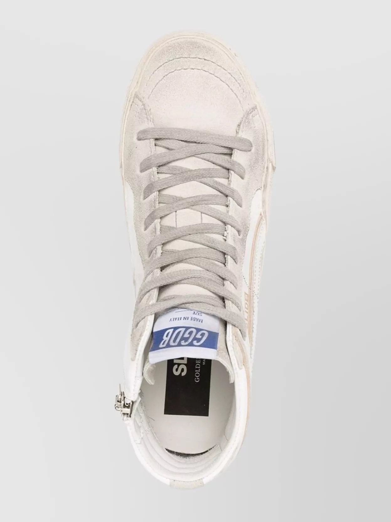 Golden Goose Low Top Sneakers With Round Toe And Star Patch In White
